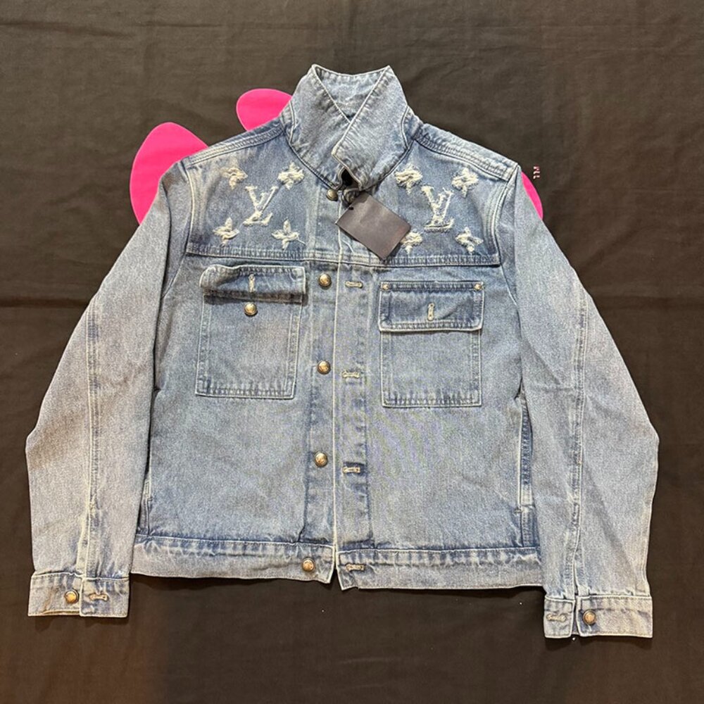 Louis Vuitton Blue Washed Denim Jacket